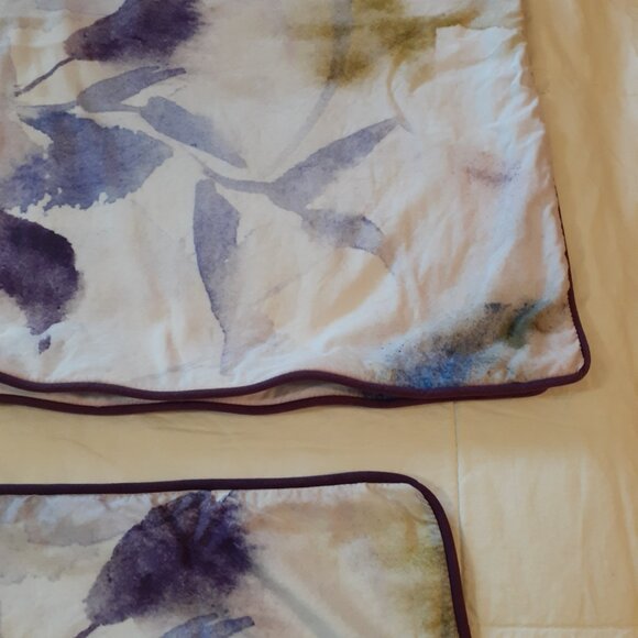 QE Home 2 Queen Pillow Shams and 1 Boudoir Sham Set - Picture 4 of 8